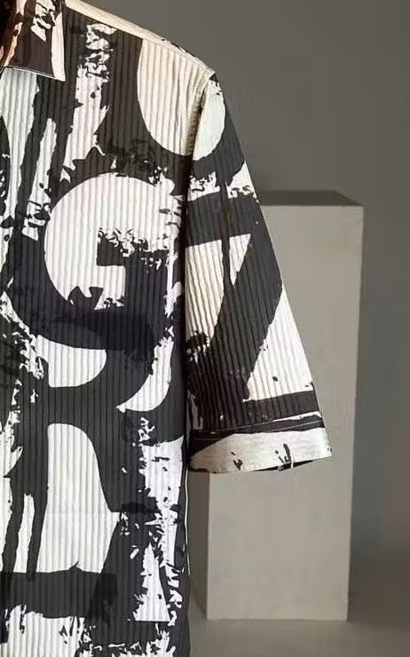 Luxury Print Comfort Fit Luxe Shirt for Men