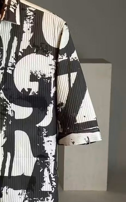 Luxury Print Comfort Fit Luxe Shirt for Men